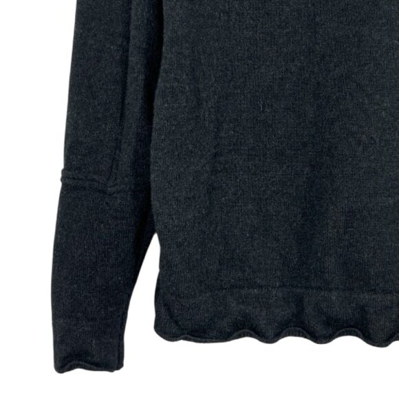 Stone Island Wool Roll Neck Cowl Sweater Gray Large Pre-Owned - Picture 3 of 14